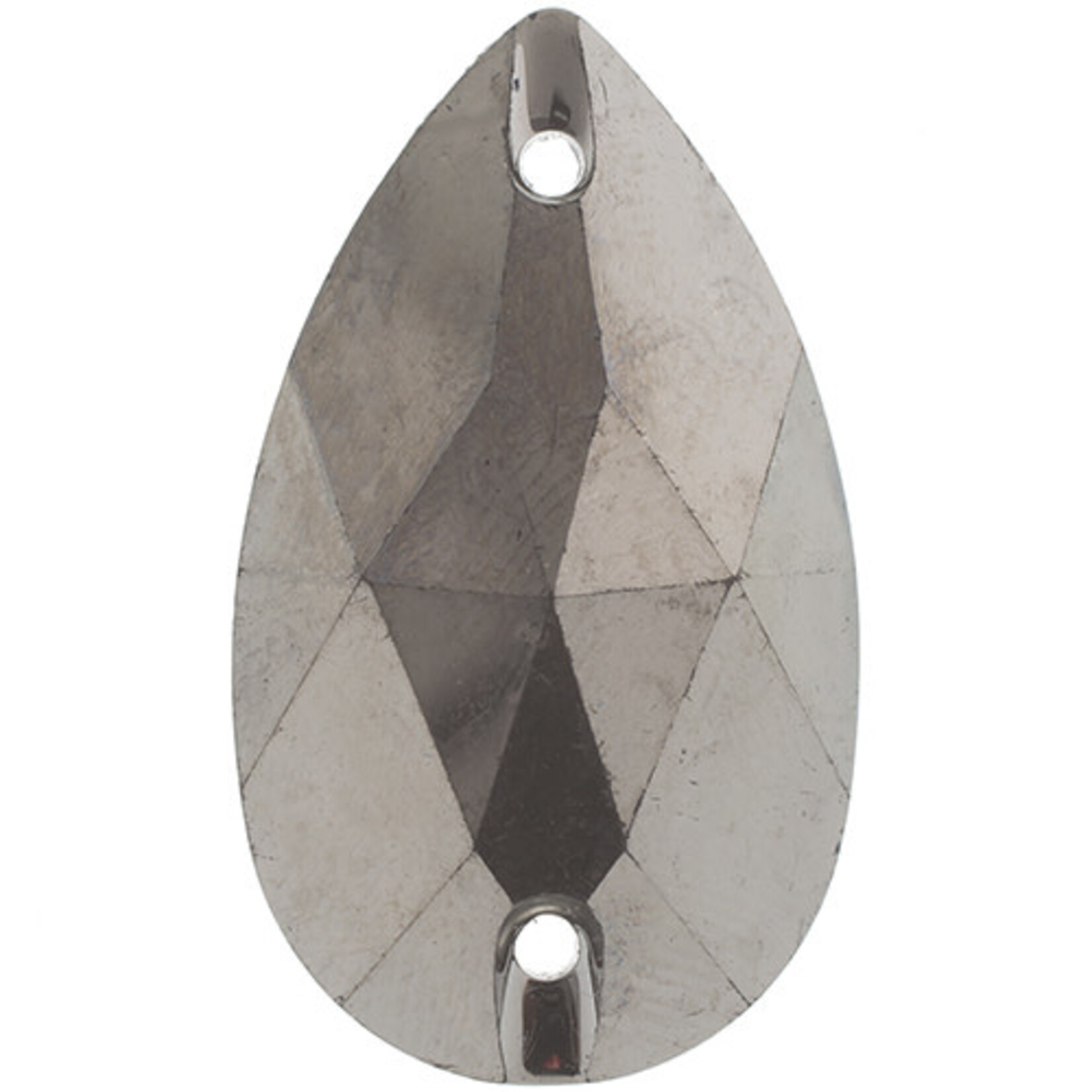 Metallic Sew-On Stones 17 x 28 mm Drop (50 pieces)