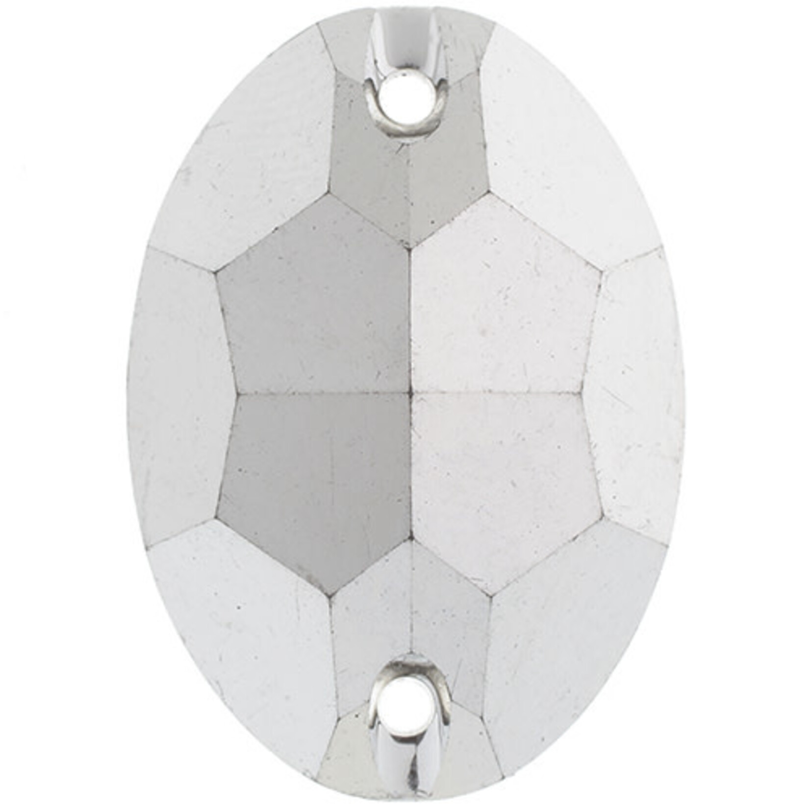 Metallic Sew-On Stones 7 x 24 mm Oval (50 pieces)
