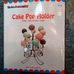 Fancy Cake Pop Holder Silver 4.75X5.5X6.25 Inches