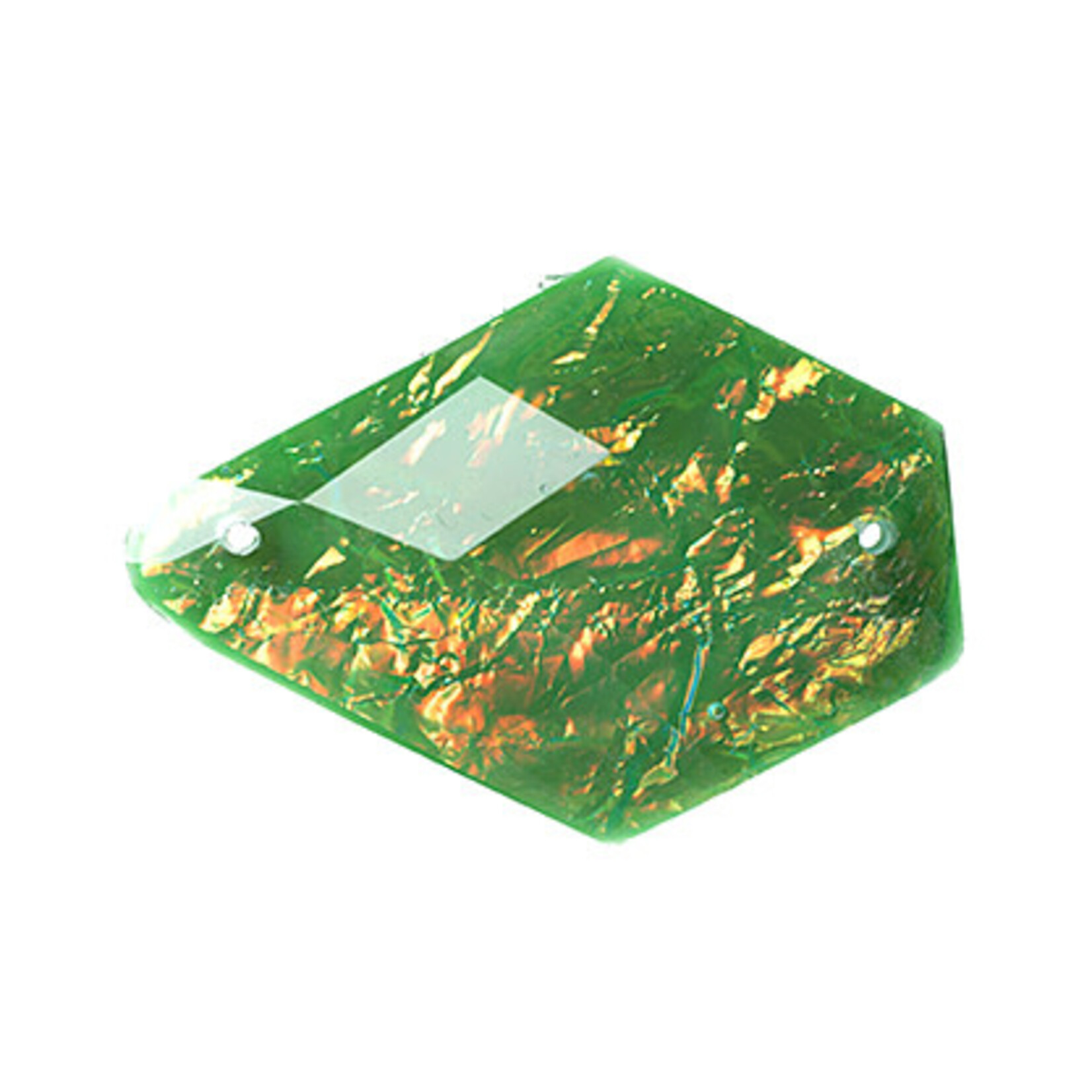 Dichroic Style Sew-On Stone 20 x 28 mm Drop (10 Piece)