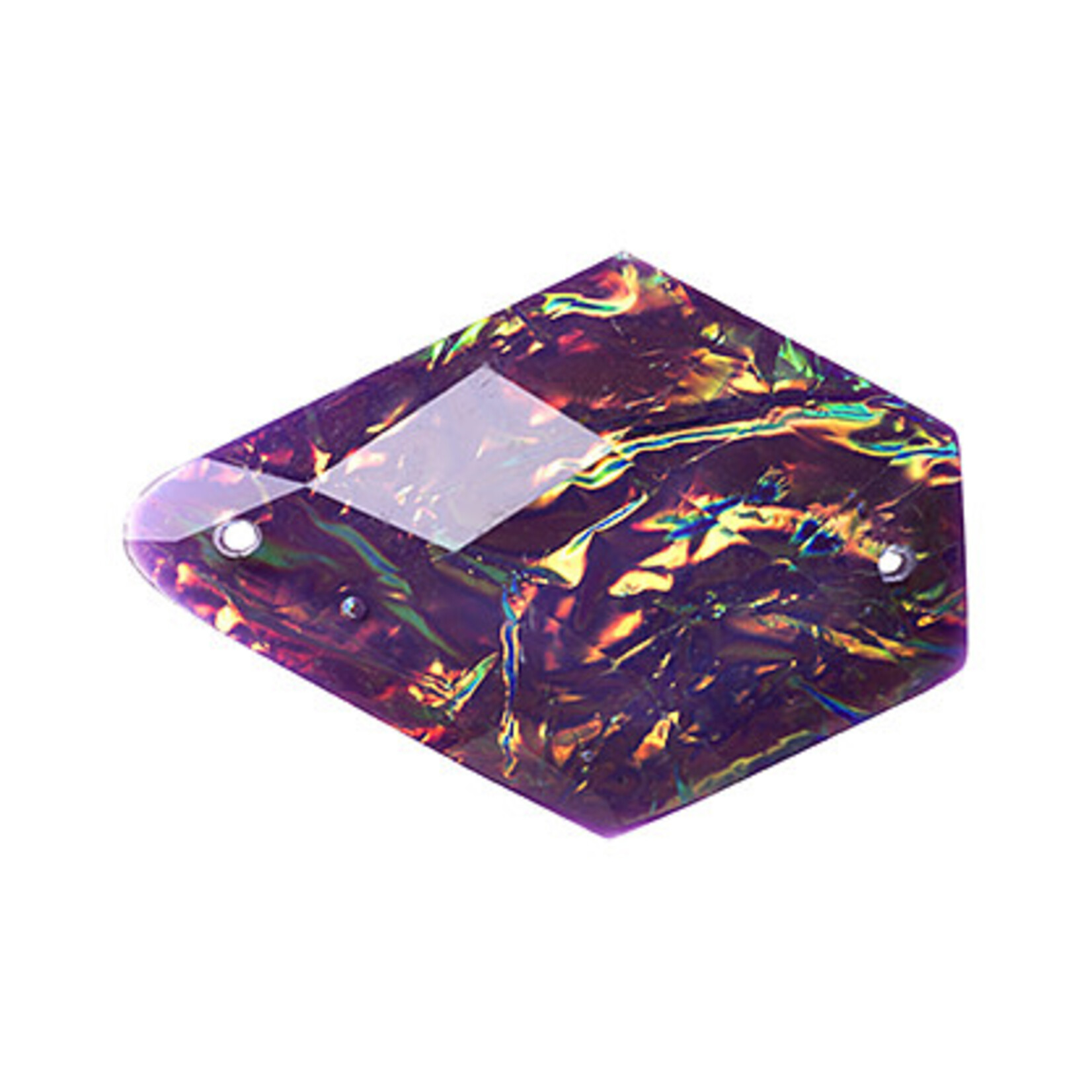 Dichroic Style Sew-On Stone 20 x 28 mm Drop (10 Piece)