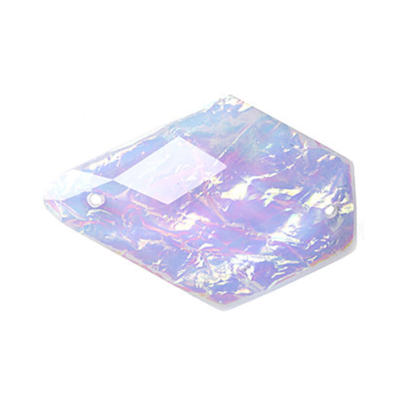 Dichroic Style Sew-On Stone 20 x 28 mm Drop (10 Piece)