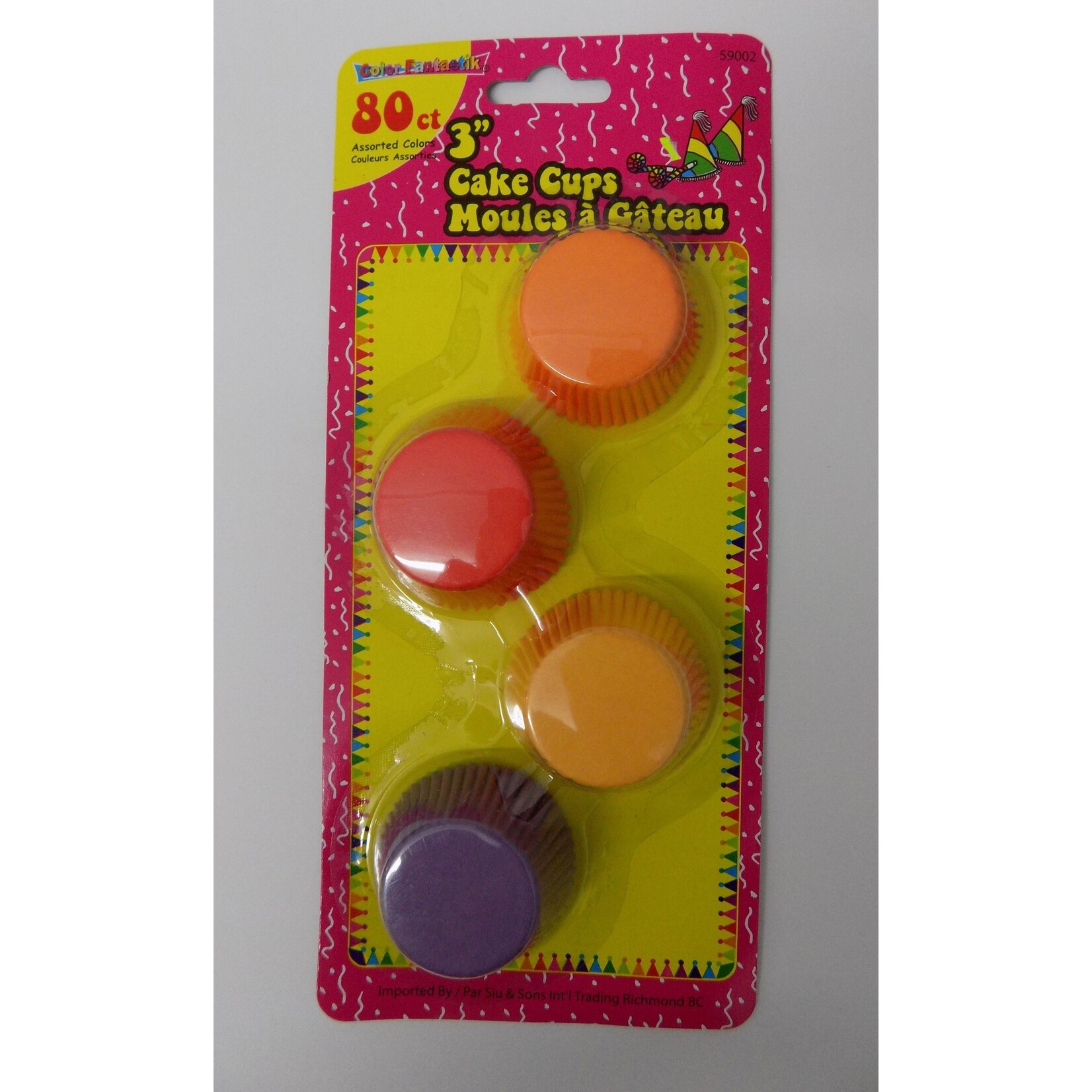 Colored Cake Cups 3 Inches