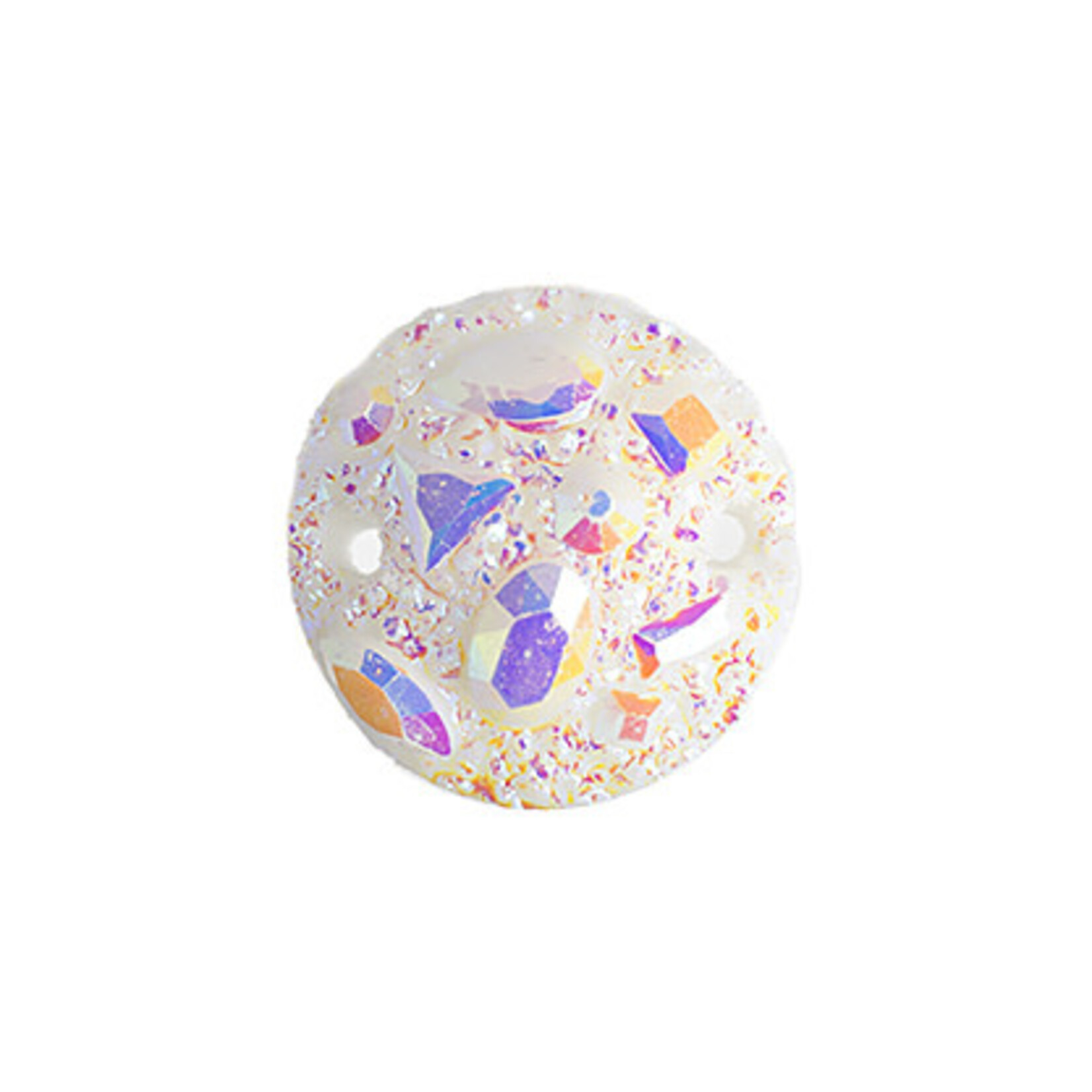 Moon Rock Resin Sew-On Stone 18 mm Round (10 Pieces)