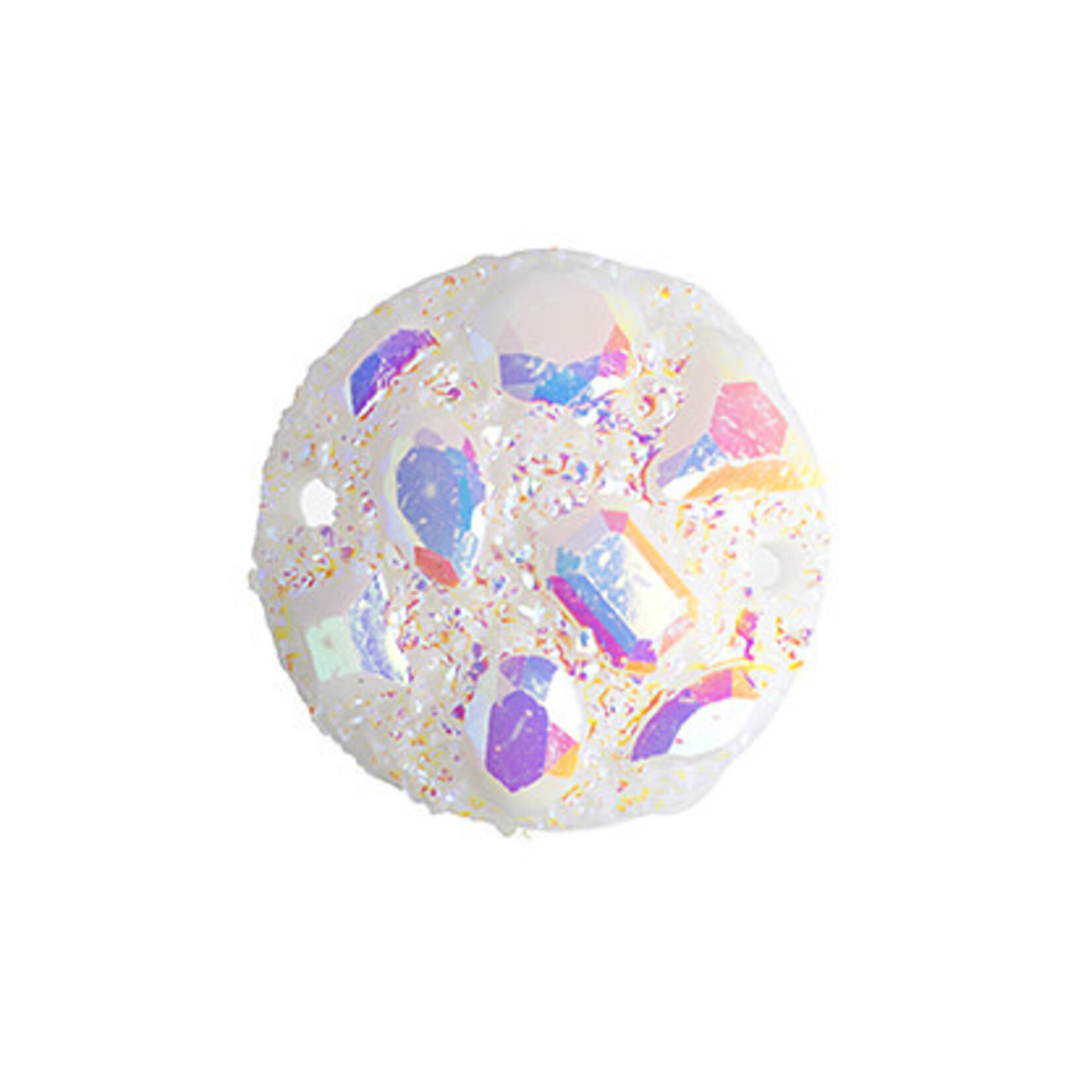 Moon Rock Resin Sew-On Stone 20 mm Round (10 Pieces)