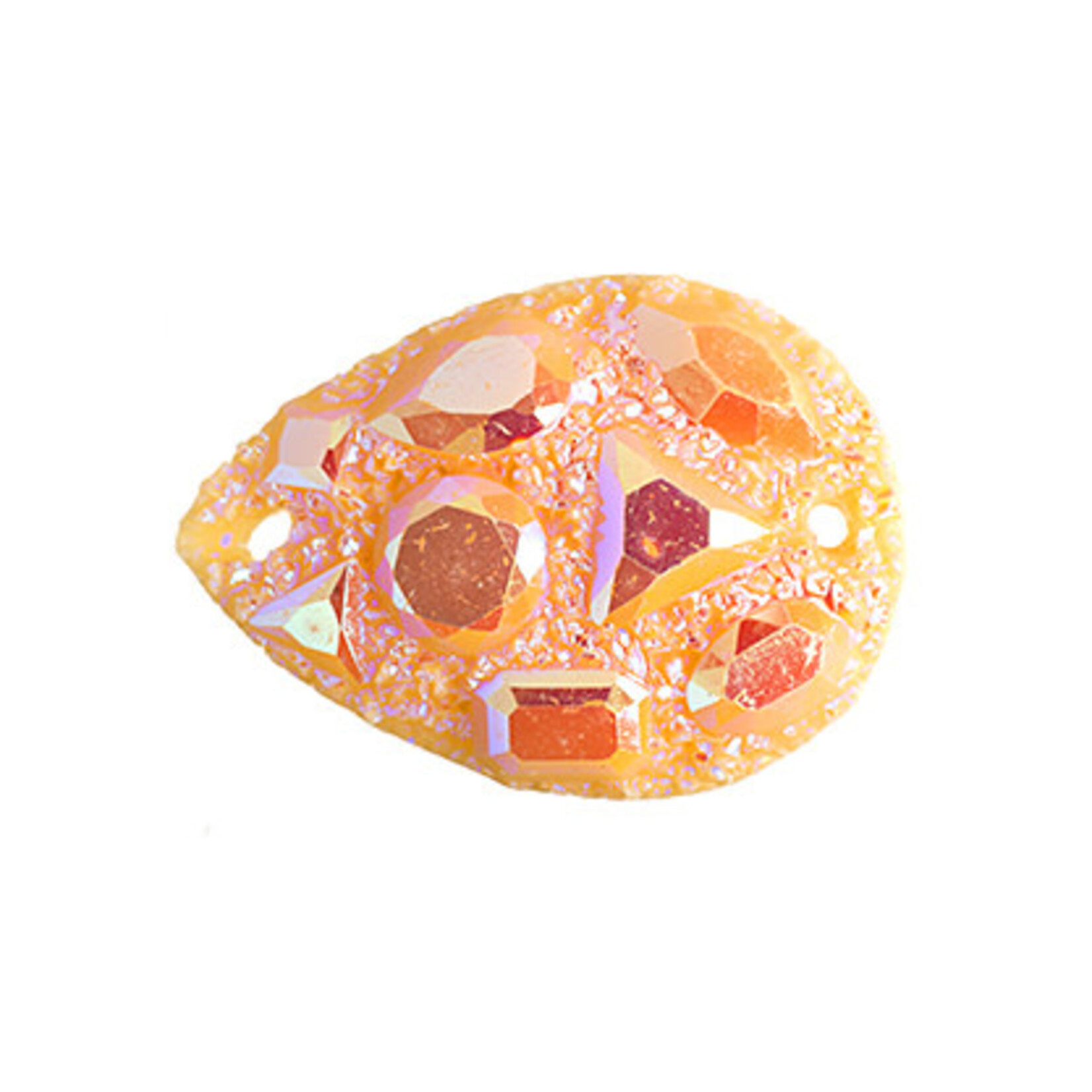 Moon Rock Resin Sew-On Stone 18 x 25 mm Drop (10 Pieces)