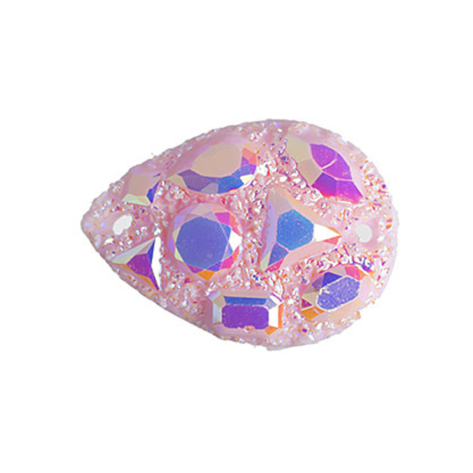 Moon Rock Resin Sew-On Stone 18 x 25 mm Drop (10 Pieces)