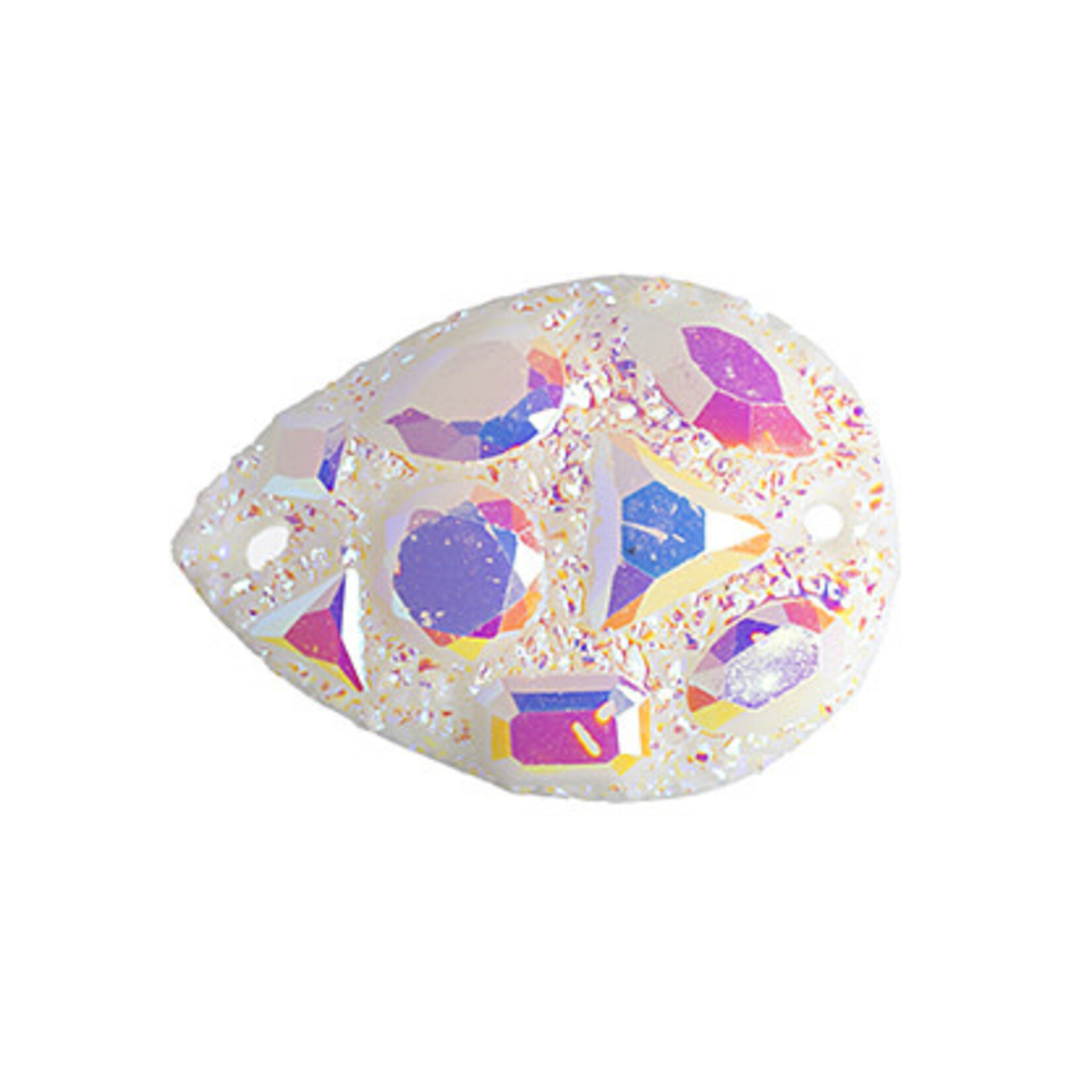 Moon Rock Resin Sew-On Stone 18 x 25 mm Drop (10 Pieces)