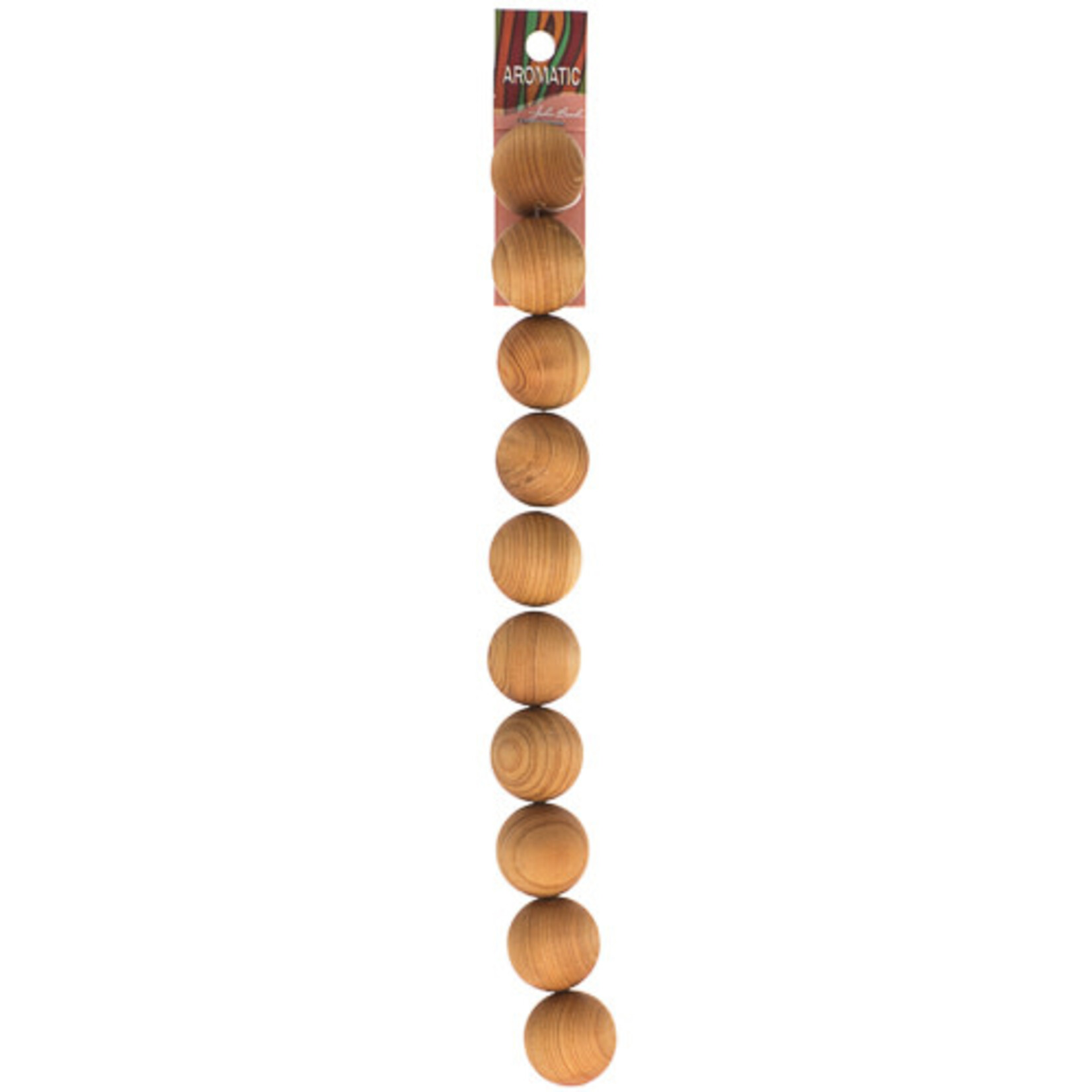 Cedar Wood Bead Round 8 Inches Natural 20mm
