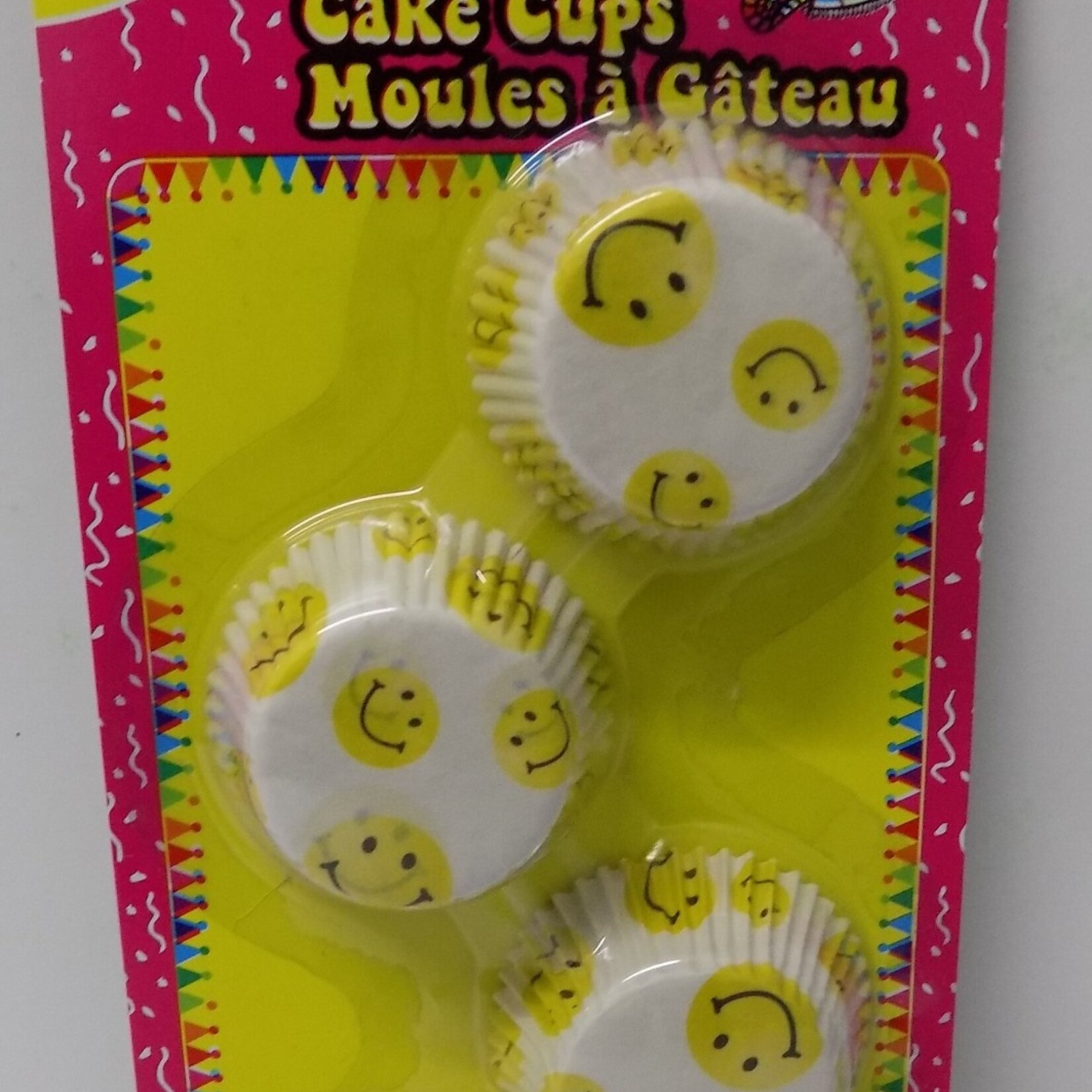 Printed Cake Cups  Happy Face 3 inches (80CT)