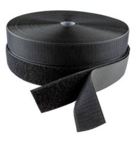 Velcro Non-Adhesive 1 1/2 Inch (Roll 27.5yds)  Black
