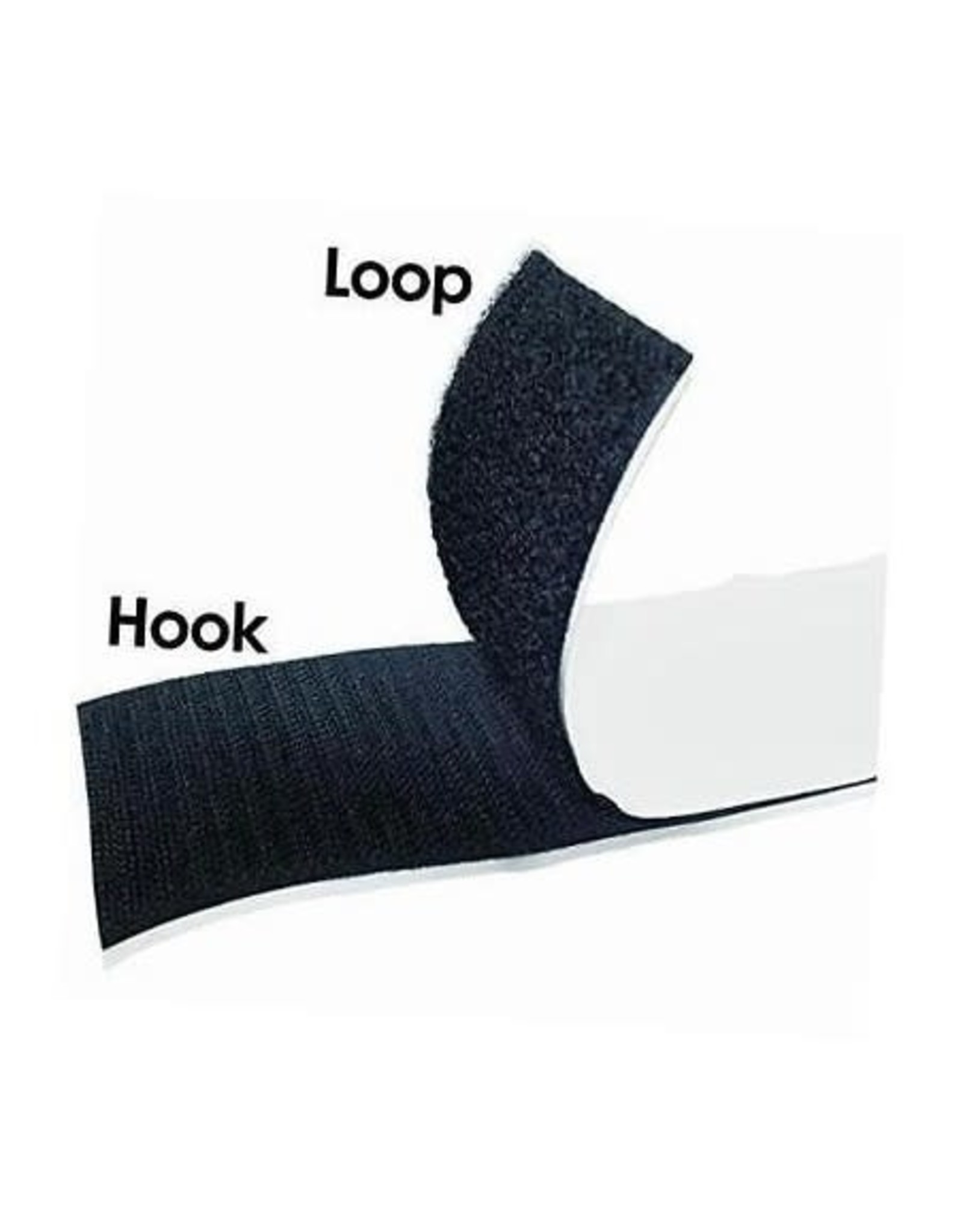 Velcro Adhesive 1 1/2 Inch Black (Yard) Samaroo's Limited