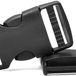 Plastic Buckle - 1.5 inches Black