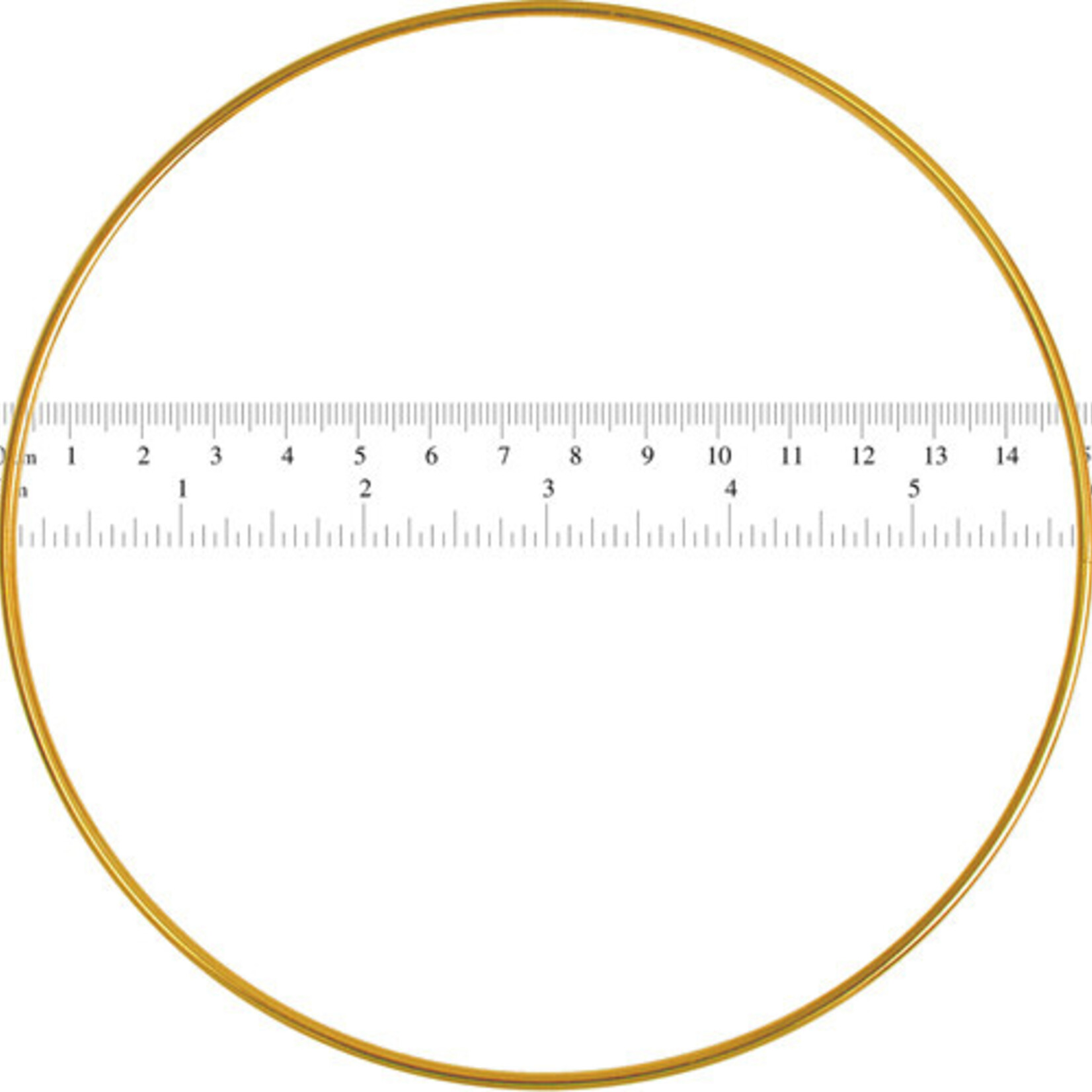 Metal Rings Brass 6 inch (Each)