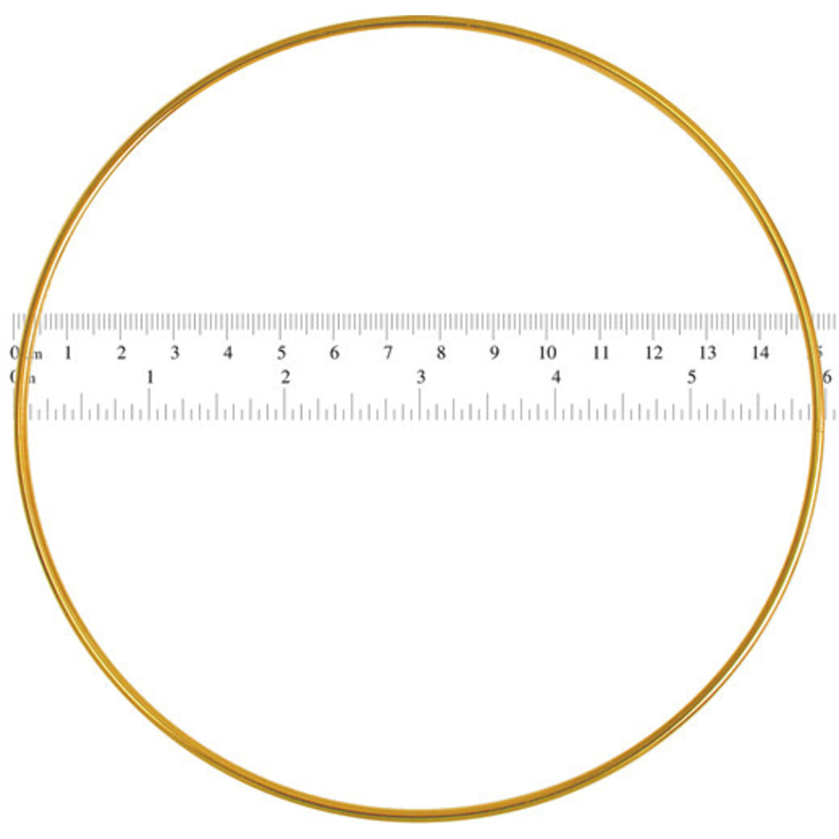 Metal Rings Brass 6 inch (Each)