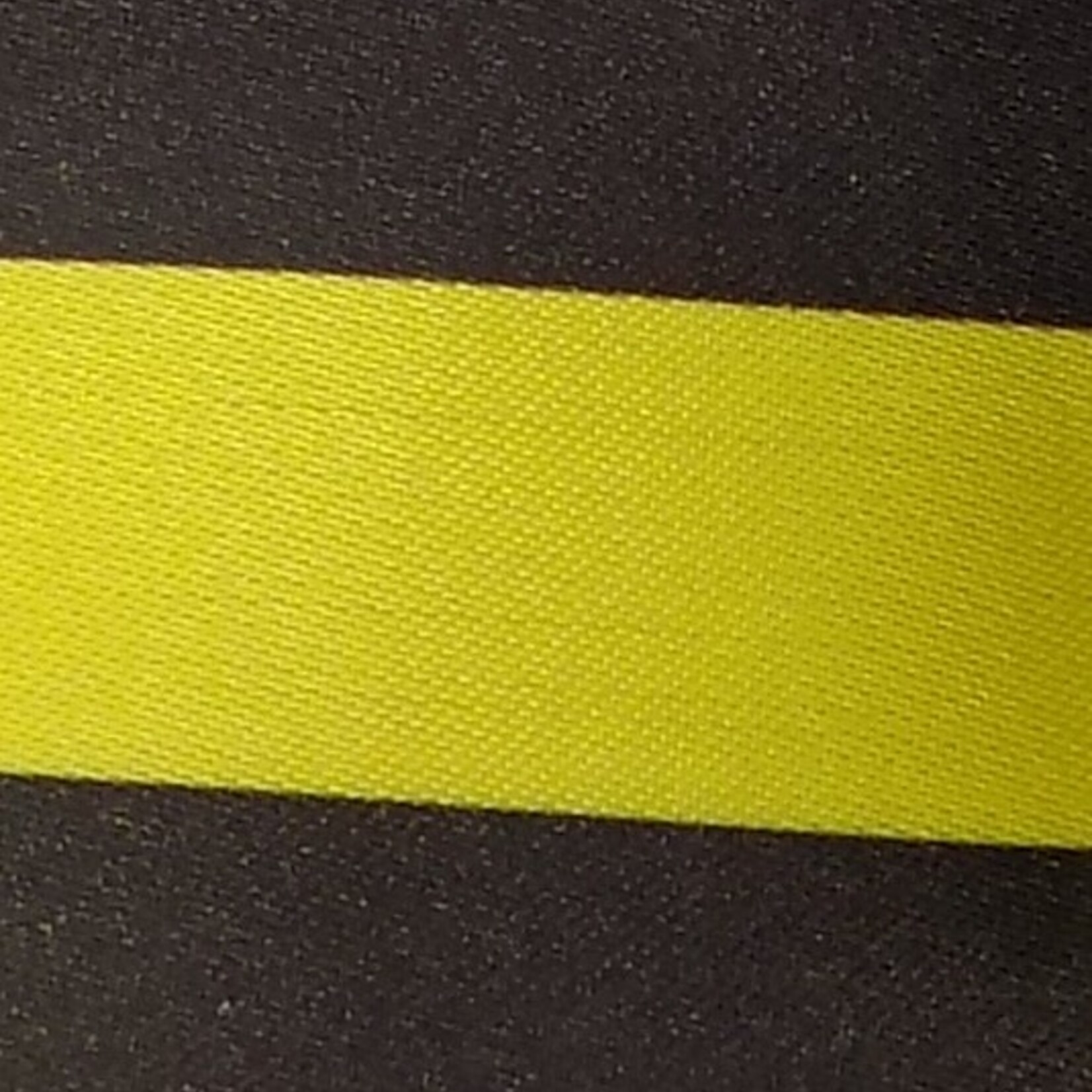 Satin Polyester 58 - 60 Inches Striped - Yellow & Black