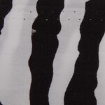 Zebra Print Cotton 58 - 60 Inches White and Black