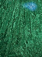 Pattern Fireworks Leatherette w/ Fleece Backing Green