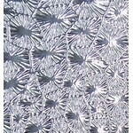 Pattern Fandango Leatherette w/ Fleece Backing Silver