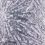 Pattern Fireworks Leatherette w/ Fleece Backing Silver