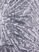 Pattern Fireworks Leatherette w/ Fleece Backing Silver