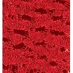 Pattern Fandango Leatherette w/ Fleece Backing Red