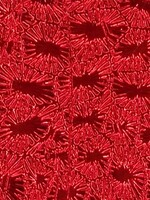 Pattern Fandango Leatherette w/ Fleece Backing Red