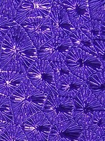 Pattern Fandango Leatherette w/ Fleece Backing Purple
