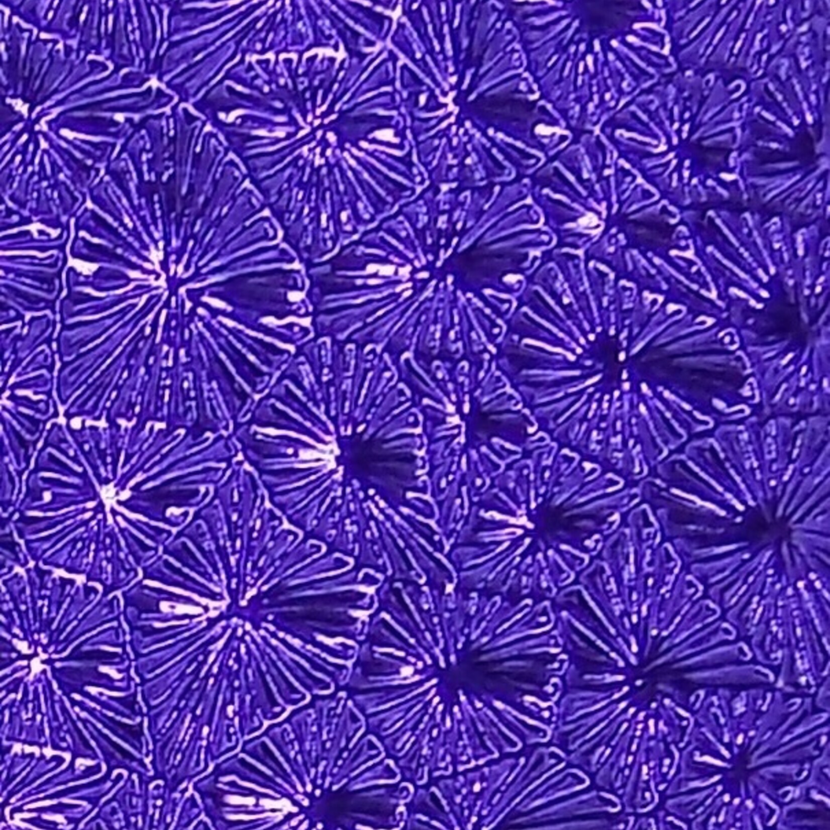 Pattern Fandango Leatherette w/ Fleece Backing Purple