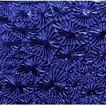 Pattern Fandango Leatherette w/ Fleece Backing Royal Blue