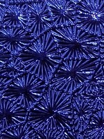 Pattern Fandango Leatherette w/ Fleece Backing Royal Blue