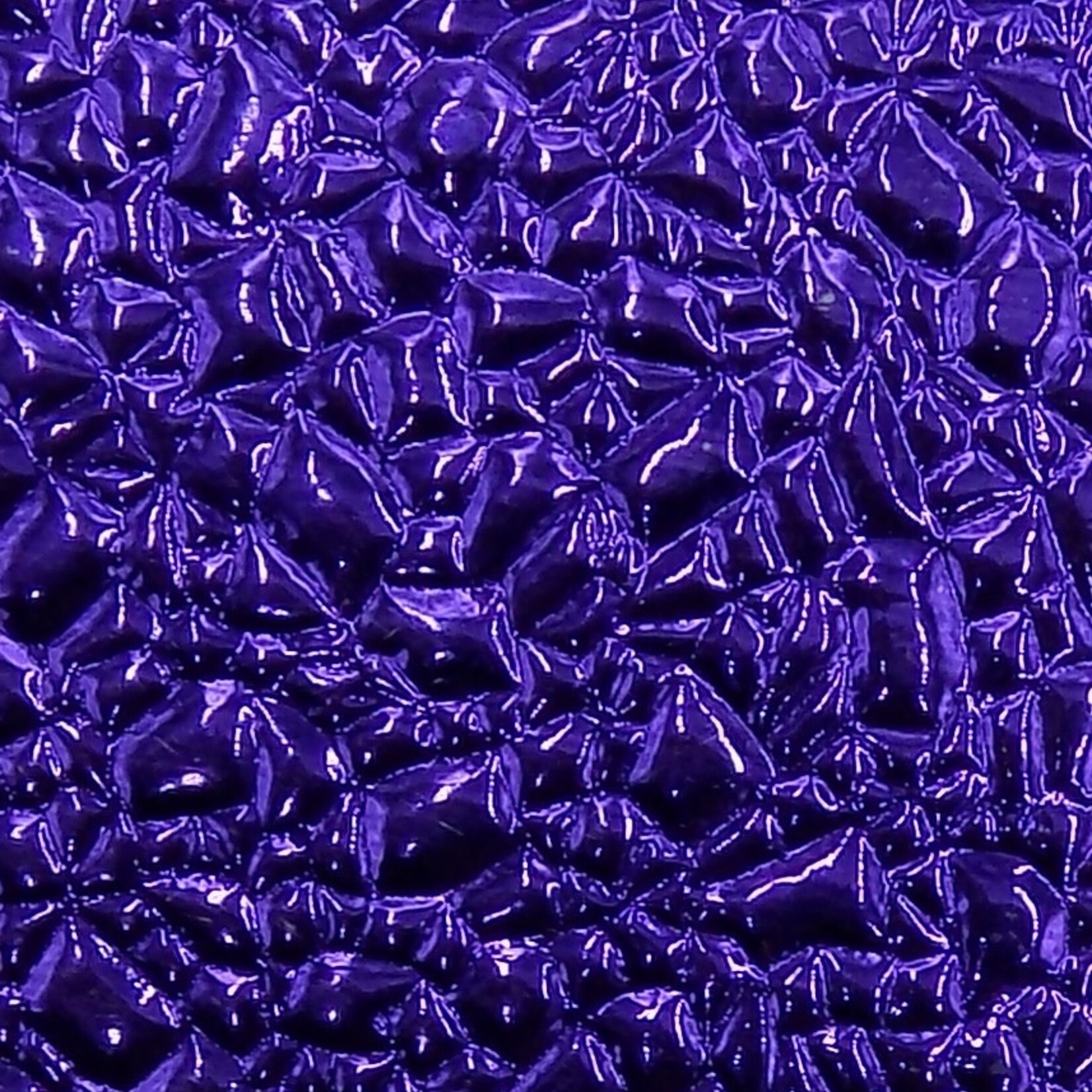 Pattern Cracked Ice Leatherette with Fleece Backing Purple