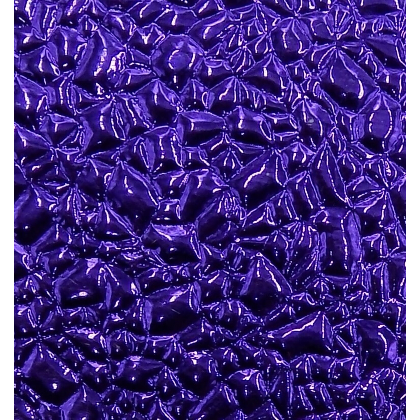 Pattern Cracked Ice Leatherette with Fleece Backing Purple
