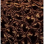 Pattern Fandango Leatherette w/ Fleece Backing Copper