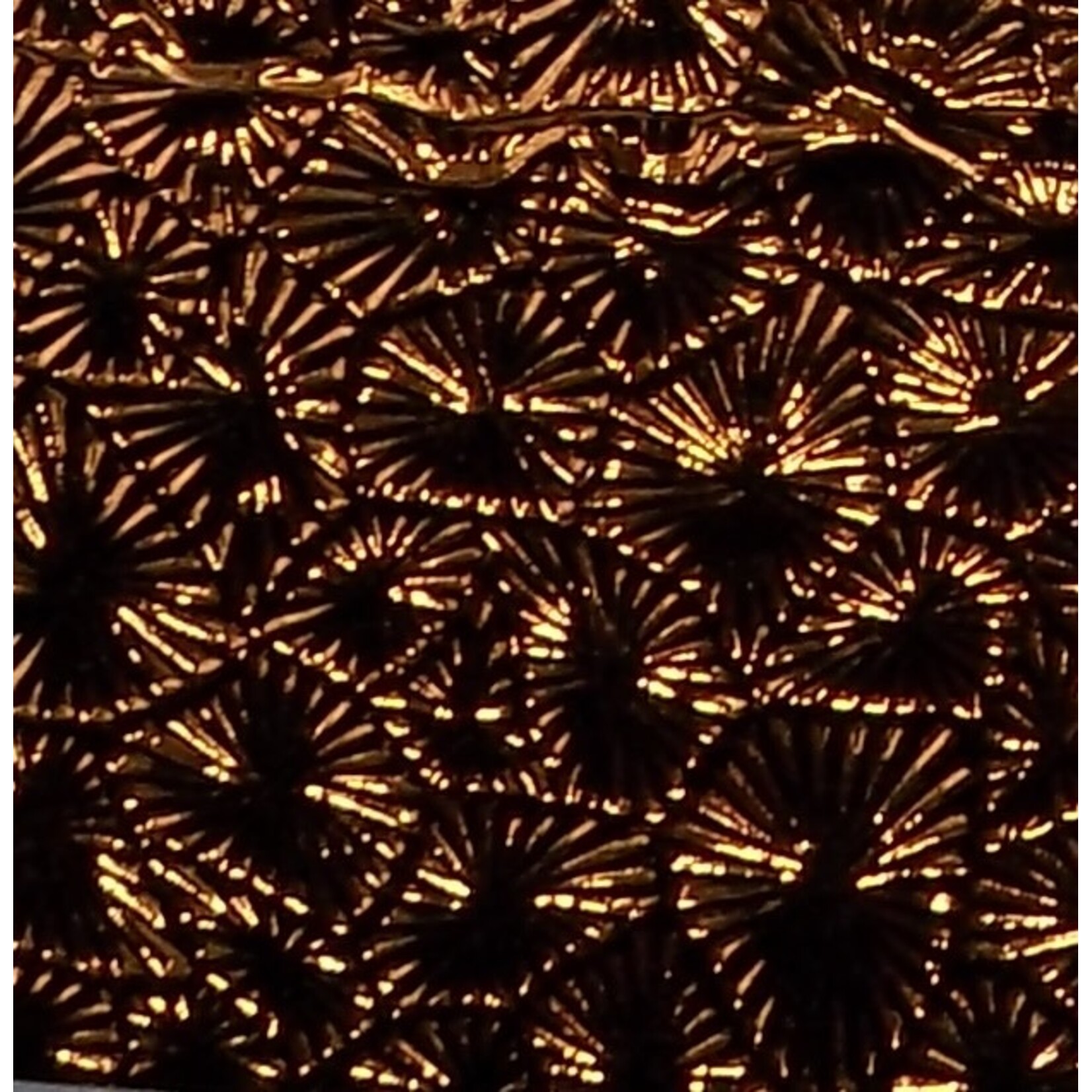 Pattern Fandango Leatherette w/ Fleece Backing Copper