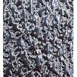 Pattern Nugget Leatherette with Fleece Backing Silver