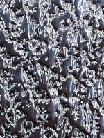 Pattern Nugget Leatherette with Fleece Backing Silver