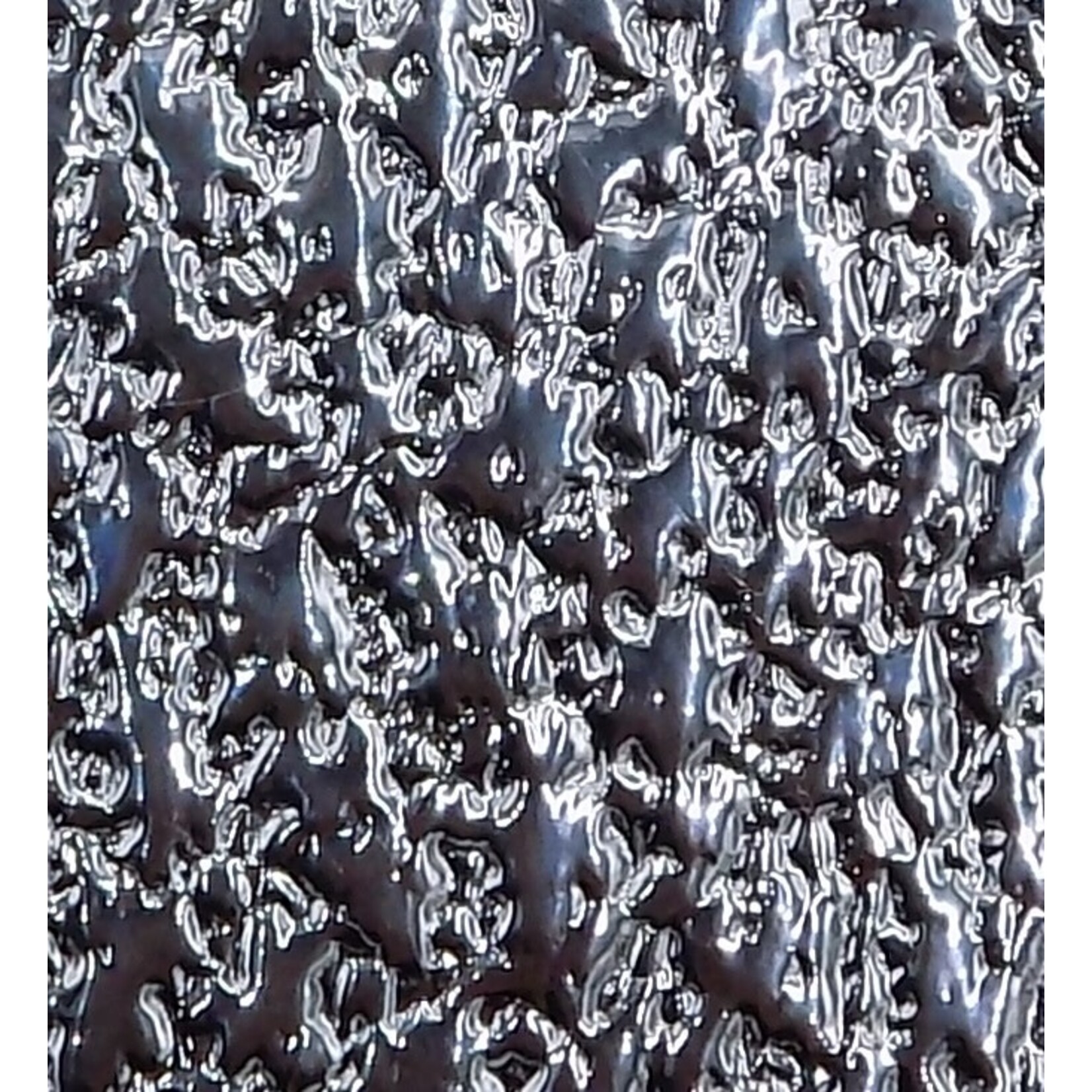 Pattern Nugget Leatherette with Fleece Backing Silver