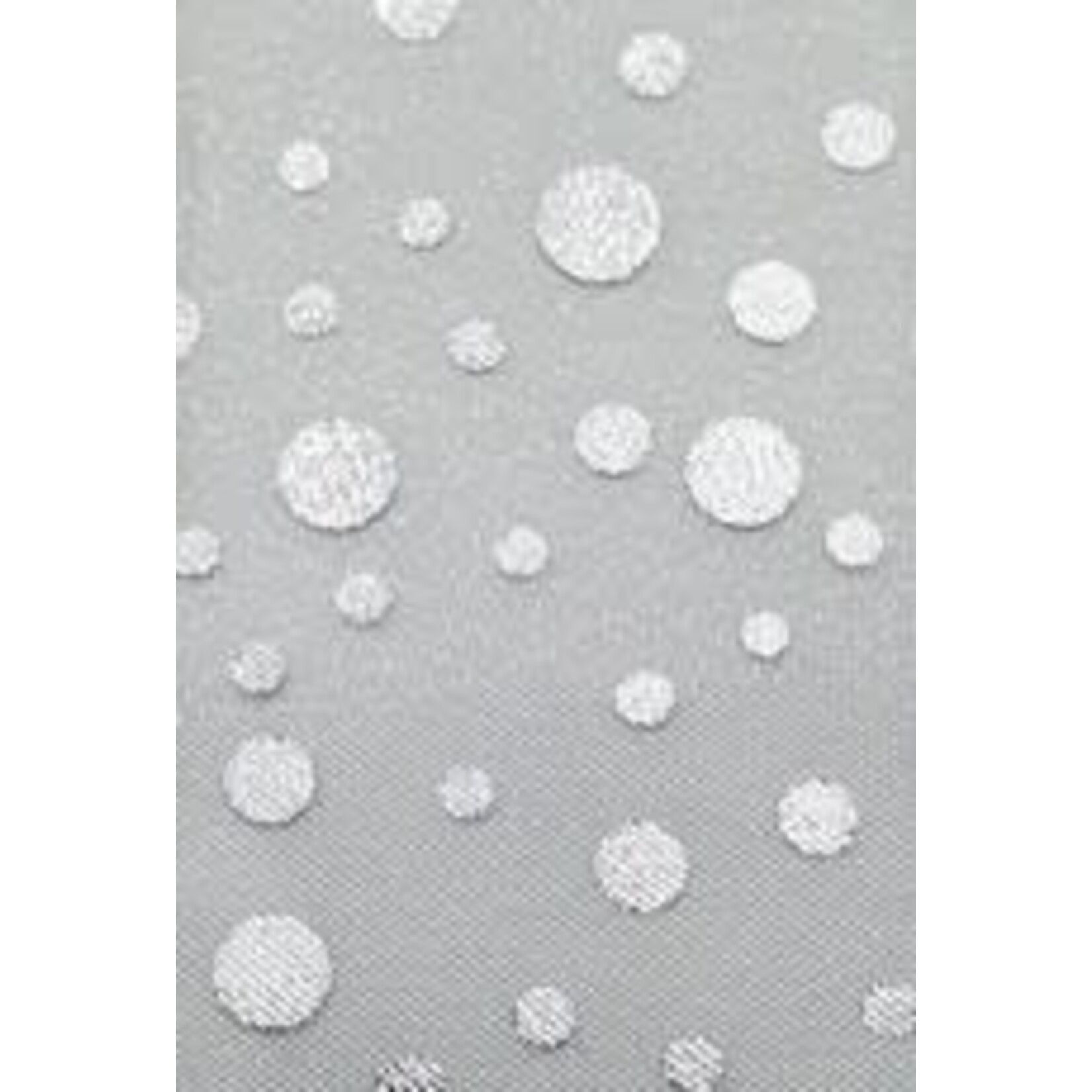 Foil Patterned Organdy 54-60 Inches Silver on White