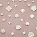 Foil Patterned Organdy 54-60 Inches Rose Gold on Rose Gold