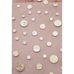 Foil Patterned Organdy 54-60 Inches Rose Gold on Rose Gold