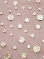 Foil Patterned Organdy 54-60 Inches Rose Gold on Rose Gold