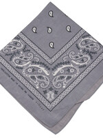 Bandana Paisley Patterned Grey