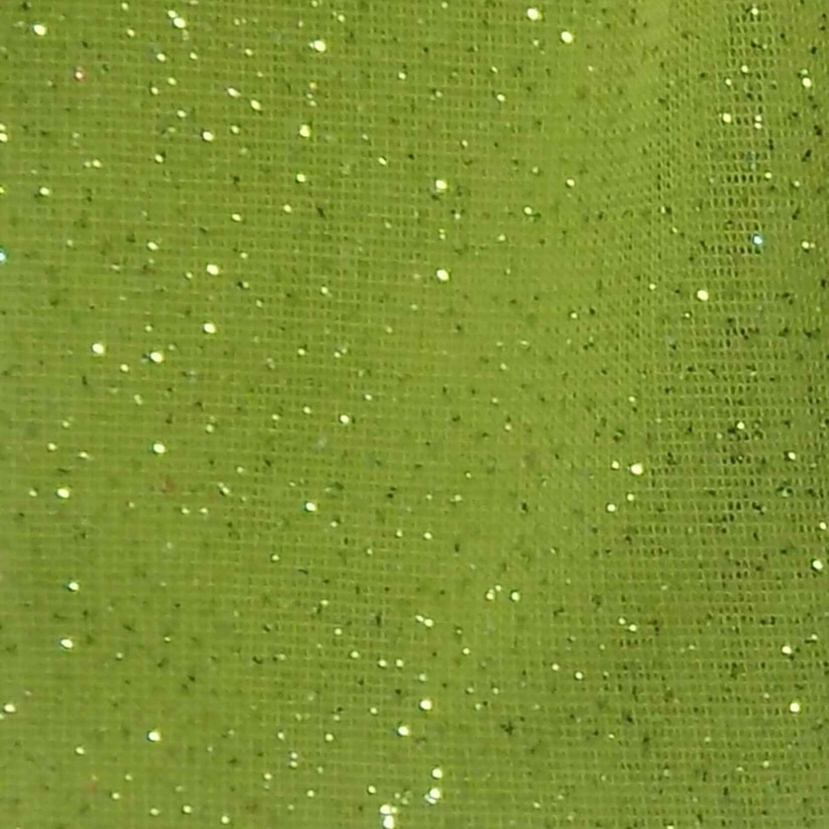 Shimmer Fabric 1way Stretch Plain Lime Green