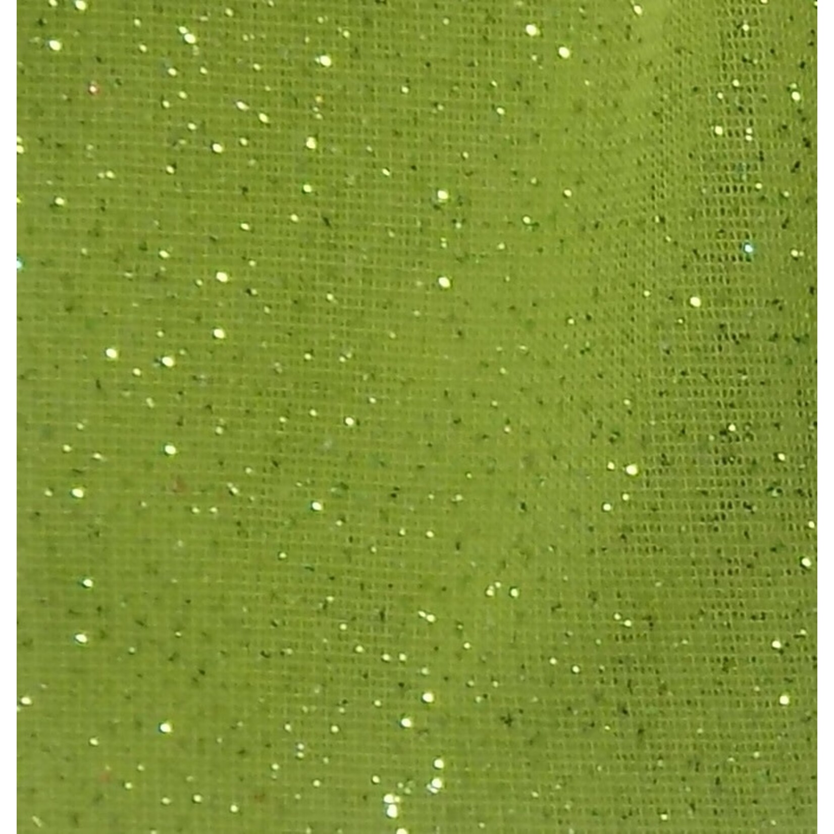 Shimmer Fabric 1way Stretch Plain Lime Green