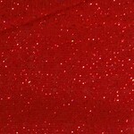 Shimmer Fabric 1way Stretch Plain Bright Red