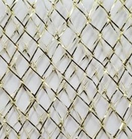 Shiny Diamond Netting 58-60 Inches Gold