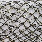 Shiny Diamond Netting 58-60 Inches Black