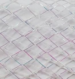Shiny Diamond Netting 58-60 Inches Iridescent White