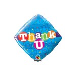 18" 2 Sided Printed Mylar Balloon Thank You Blue/Multi